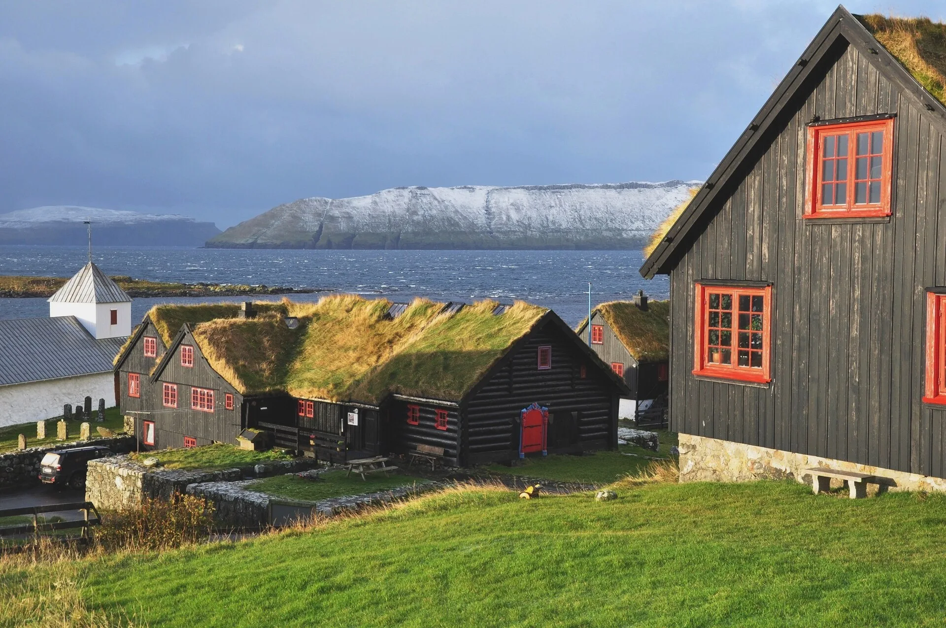 Kirkjubøur en bref : ce qu'on y voit