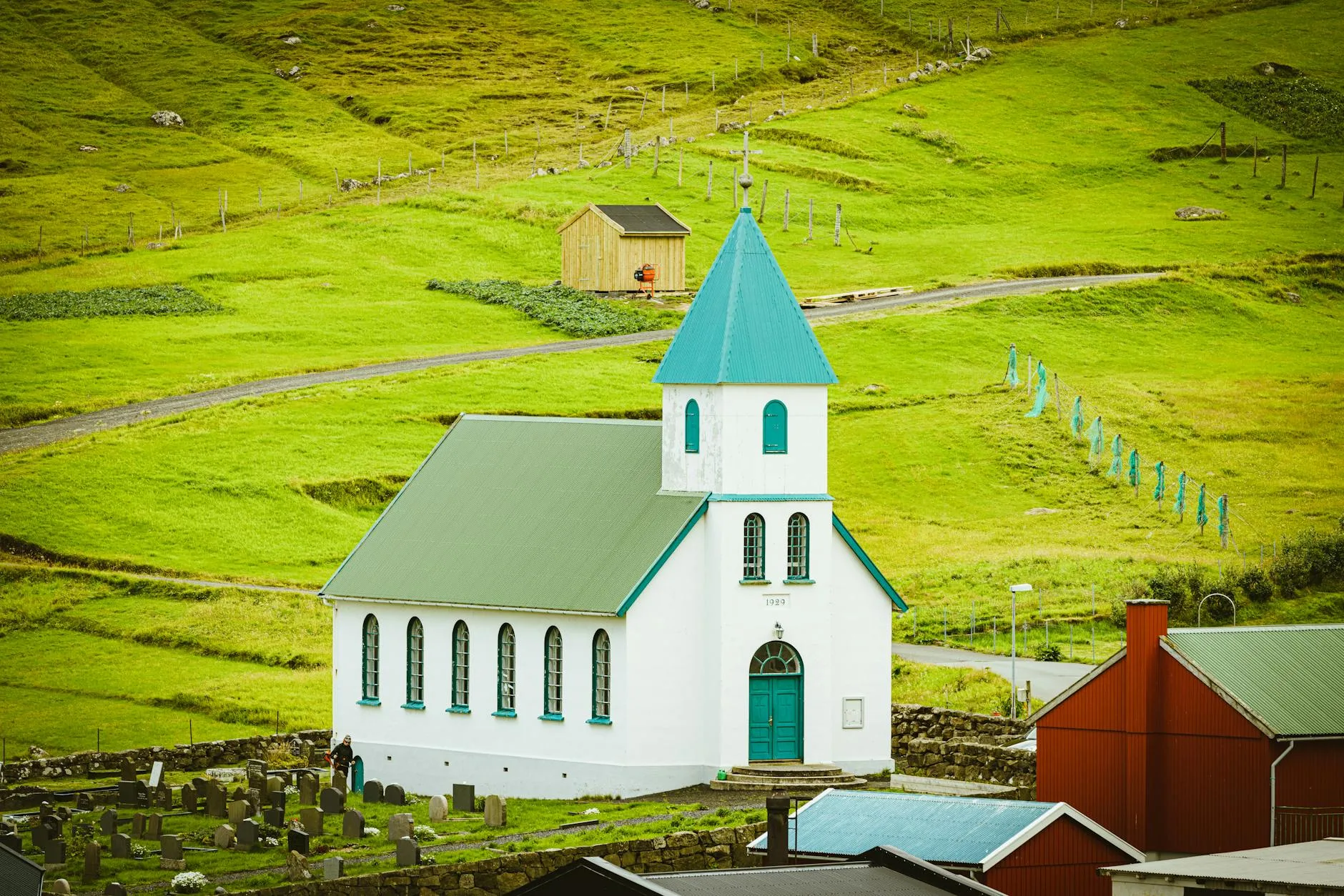 L'église Christianskirkjan : l'emblème de Klaksvík